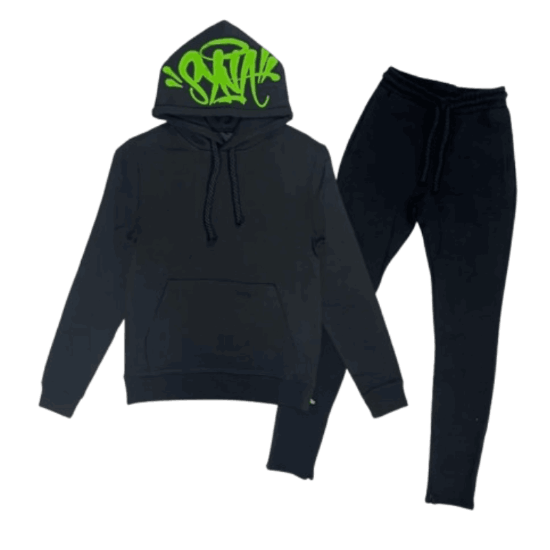 Synaworld ‘Syna Logo’ Tracksuit BlackGreen Synaworld ‘Syna Logo’ Tracksuit BlackGreen