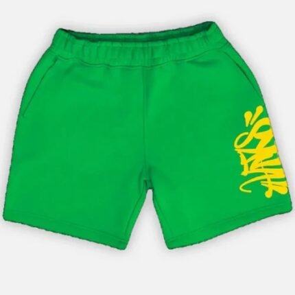 Green Syna World Syna Logo Team Short