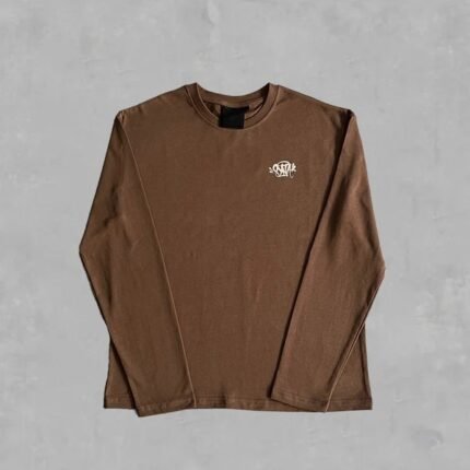 SYNA LONGSLEEVE BROWN SWEATSHIRTS.