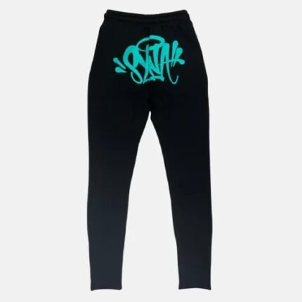 Black/Teal Syna World Syna Logo Sweatpants