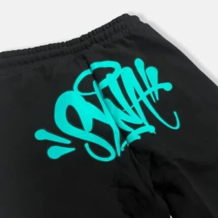 Black/Teal Syna World Syna Logo Sweatpants