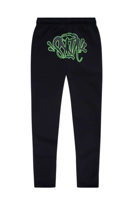 Syna World – BLACK/NEON GREEN – OG JOGGER