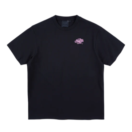 SYNA EMBROIDERED T-SHIRT BLACKPINK