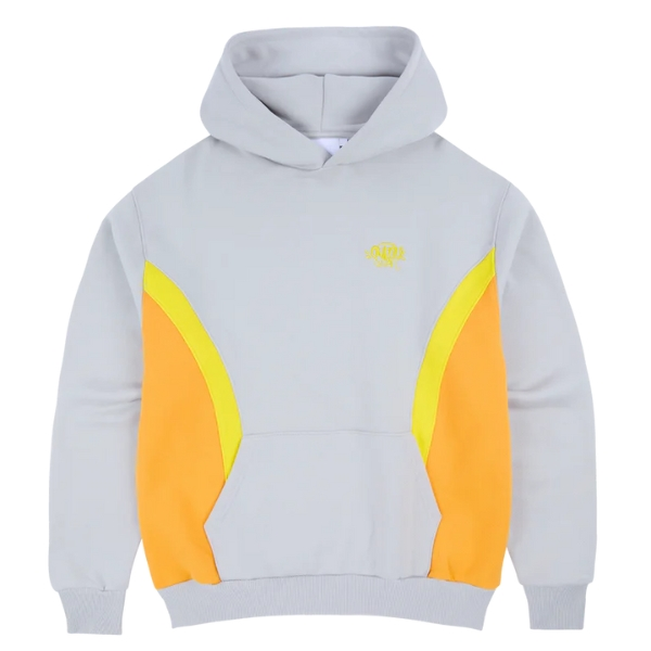 SYNA PANEL OTH HOODIE GREY YELLOW SYNA PANEL OTH HOODIE GREY YELLOW