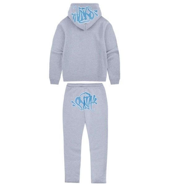 Syna Logo Syna World Tracksuit GreyBlue Syna Logo Syna World Tracksuit GreyBlue