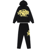 Syna Logo Synaworld Tracksuit Black Yellow