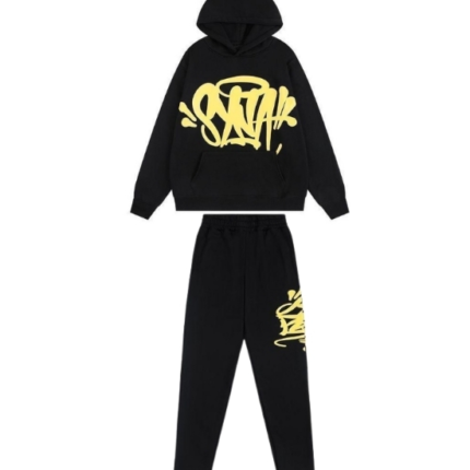 Syna Logo Synaworld Tracksuit Black Yellow