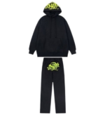 Syna Logo Synaworld Tracksuit BlackGreen.