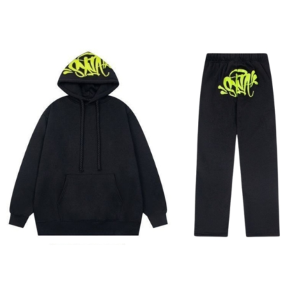 Syna Logo Synaworld Tracksuit BlackGreen.