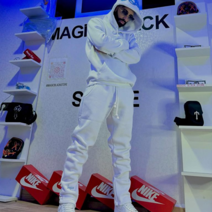 Syna Logo Synaworld Tracksuit White Blue,,