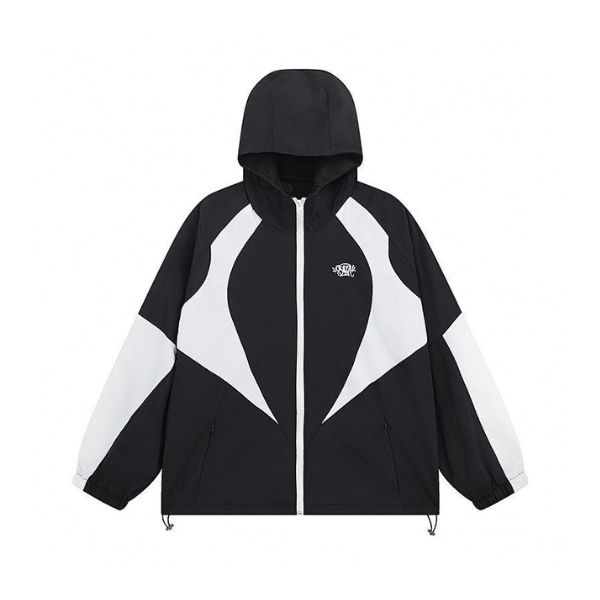 Syna World Vortex Woven Jacket Black Grey Syna World Vortex Woven Jacket Black Grey
