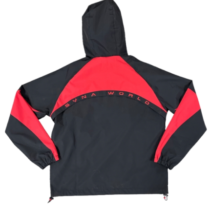 VORTEX WOVEN JACKET – RED BLACK.