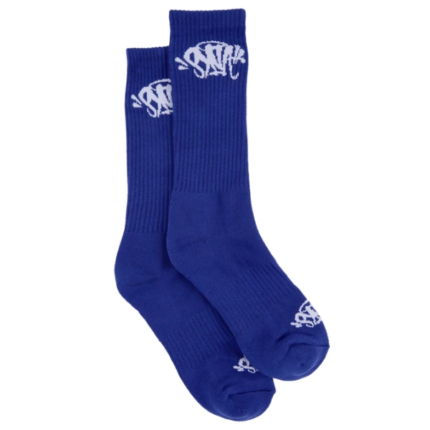 SYNA 2 PACK SOCK BLUE.