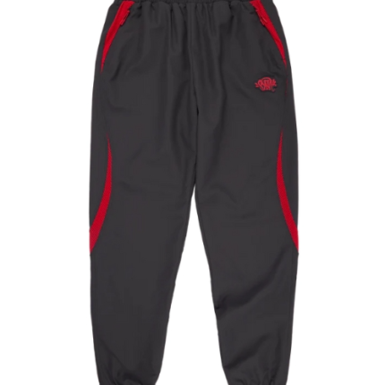 SYNA CIRCA TRACKPANT CHARCOAL GREY BRIGHT RED