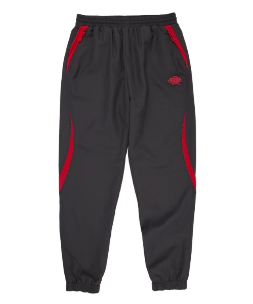SYNA CIRCA TRACKPANT CHARCOAL GREY BRIGHT RED. SYNA CIRCA TRACKPANT CHARCOAL GREY BRIGHT RED