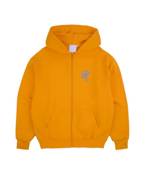 SYNA CIRCLE ZIP HOOD YELLOW BLUE SYNA CIRCLE ZIP HOOD YELLOW BLUE.