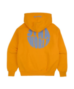 SYNA CIRCLE ZIP HOOD YELLOW BLUE.