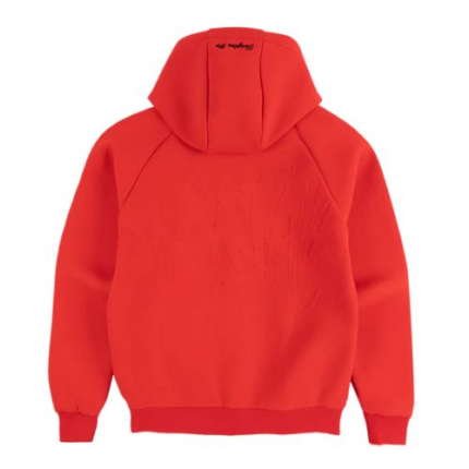 SYNA DEFY NEOPRENE HOOD BRIGHT RED BLACK.