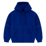 SYNA NEOPRENE ZIP HOOD BLUE.