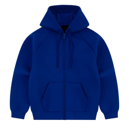 SYNA NEOPRENE ZIP HOOD BLUE.