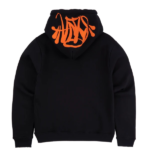 SYNA OG BLACK HOOD ORANGE LOGO.