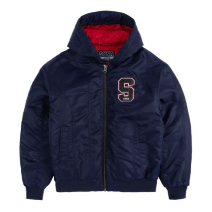 SYNA TACKLE TWILL BOMBER JACKET NAVY.