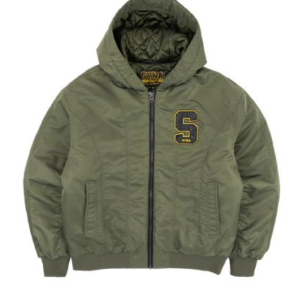 SYNA TACKLE TWILL BOMBER JACKET OLIVE.