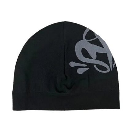Syna Big Logo Skull Beanie Black