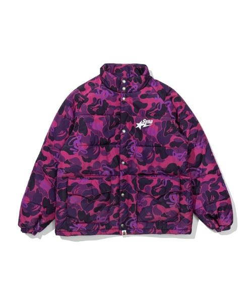 Syna X Bape ABC Camo Jacket Purple Syna X Bape ABC Camo Jacket Purple