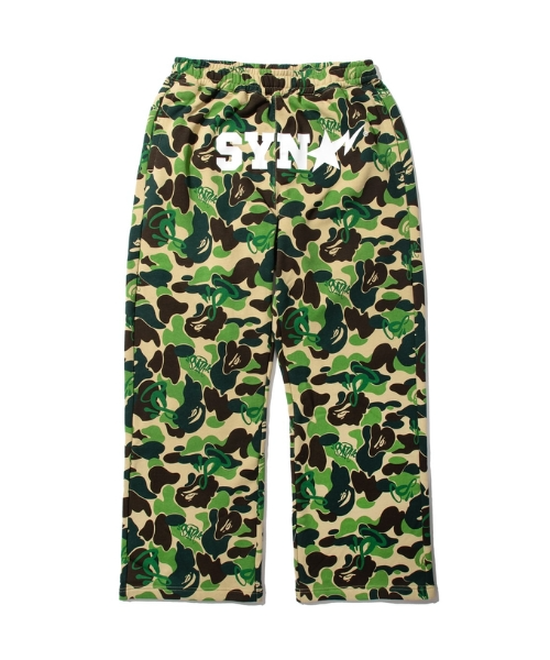 Syna X Bape ABC Camo Sweatpant Green Syna X Bape ABC Camo Sweatpant Green