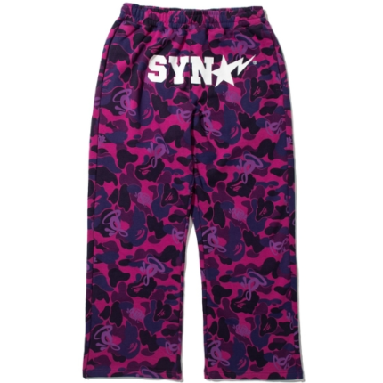 Syna X Bape ABC Camo Sweatpant Purple