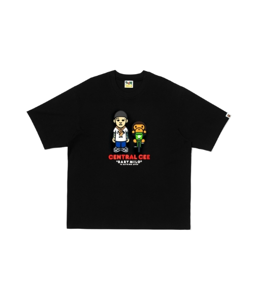Syna X Bape Baby Milo T Shirt Black Syna X Bape Baby Milo T Shirt Black