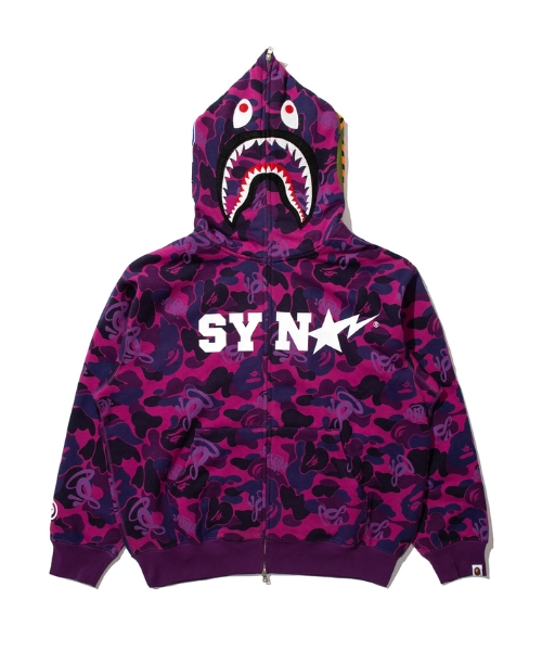 Syna X Bape Capsule Collection Hoodie Purple Syna X Bape Capsule Collection Hoodie Purple