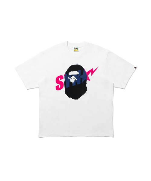 Syna X Bape Graphic T Shirt White Syna X Bape Graphic T Shirt White