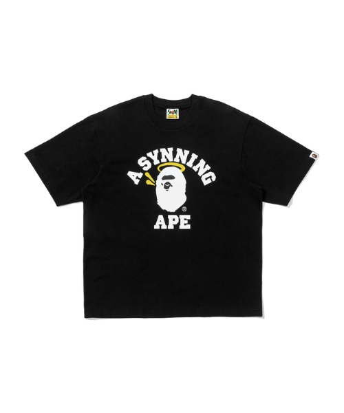 Syna X Bape Synning Ape T Shirt Black Syna X Bape Synning Ape T Shirt Black
